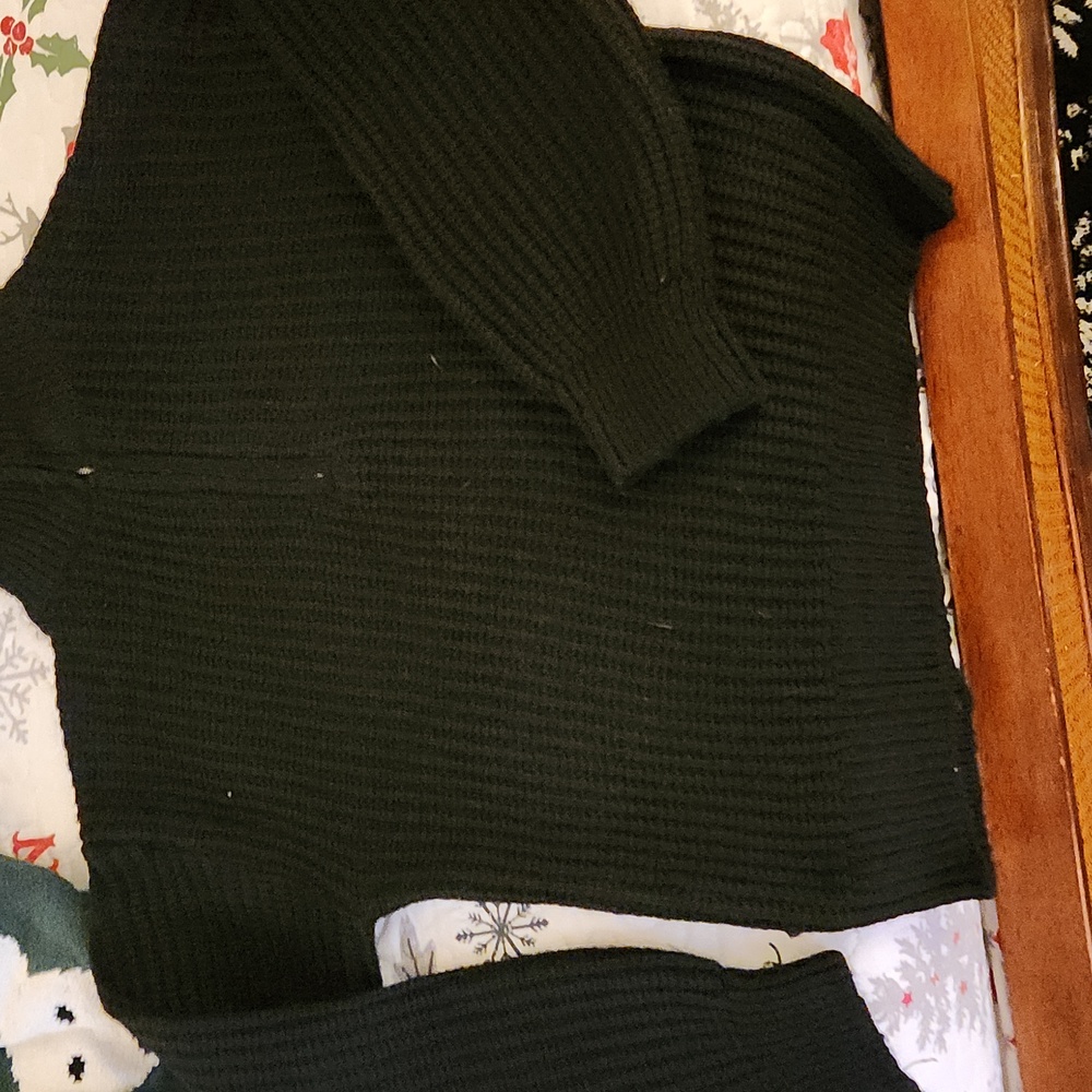 No Boundaries,  black 1/4 zip sweater. Brand new with tags.